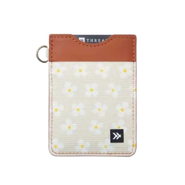 Vertical Thread Wallet Luna Beige